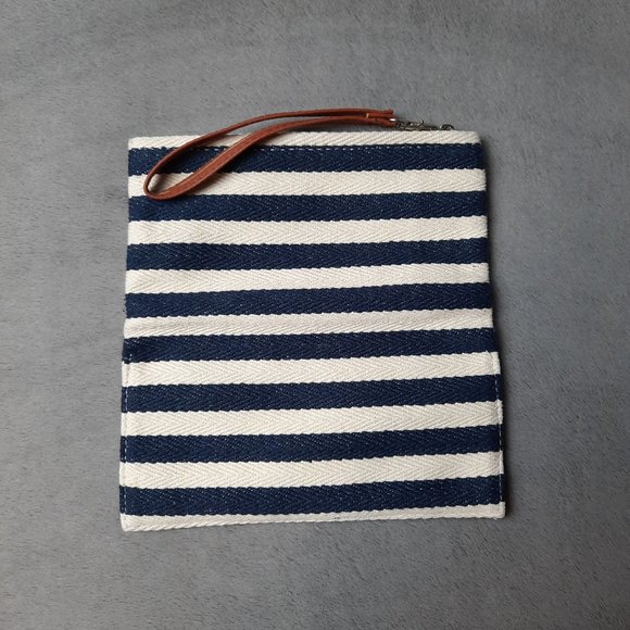 Small blue and brown handbag wallet - Picture 6 of 6